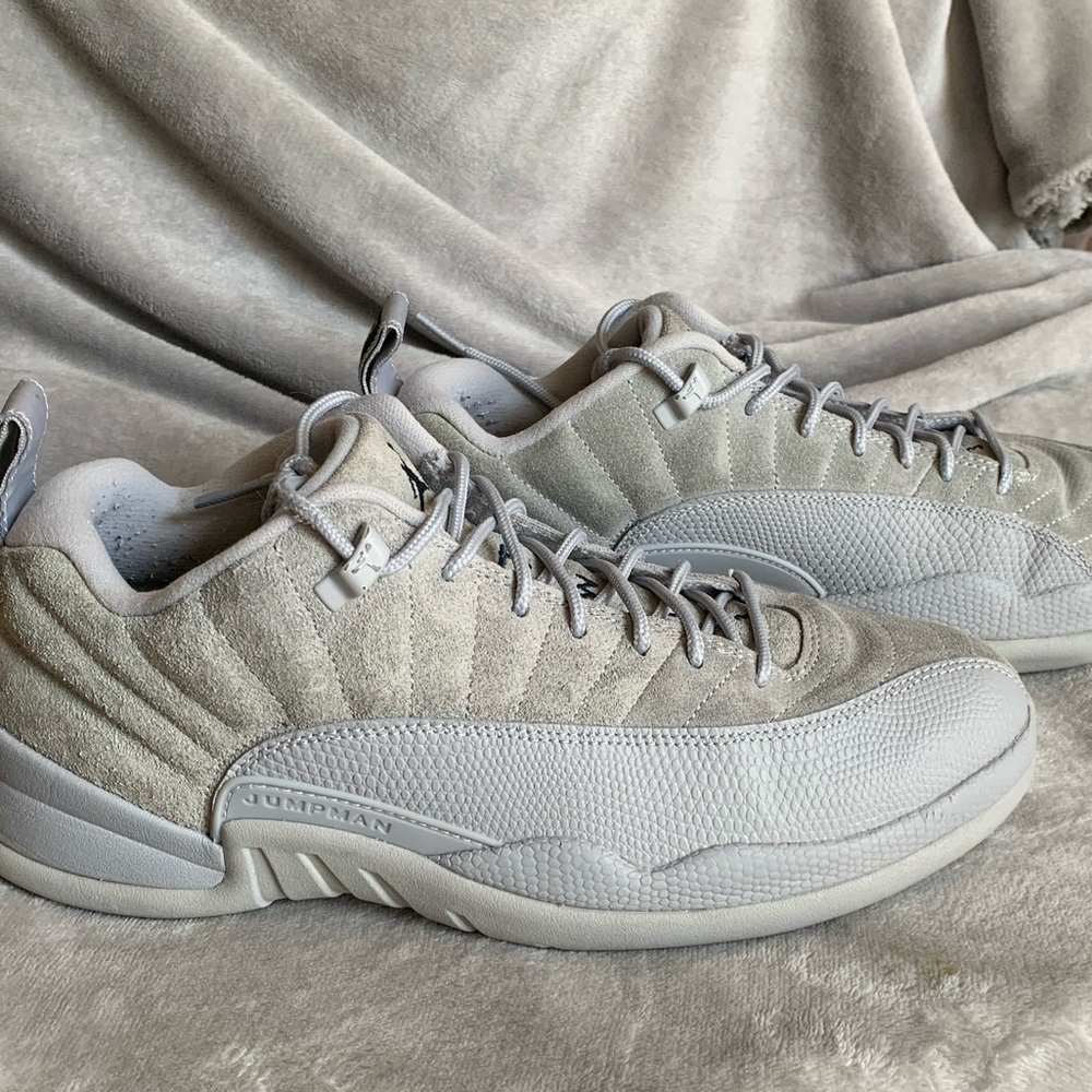 Nike Air Jordan 12 Retro Low Wolf Grey Suede